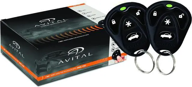 Main image of 4105L 1-Way Remote Start System with 4-Button Remote