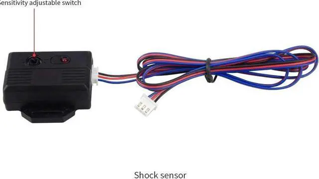 Alt view image 7 of 7 - EC202 2 Way car Alarm System with LCD Pager Display Remote Engine Start & Microwave Sensor DC12V