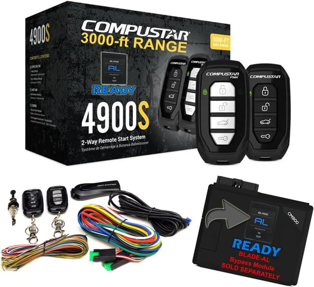 thumbnail image 2 of Avital 3103LX Keyless Entry & Car Alarm System + 4 Universal Door Locks – 2-Way Paging, Remote Start 2 of 5