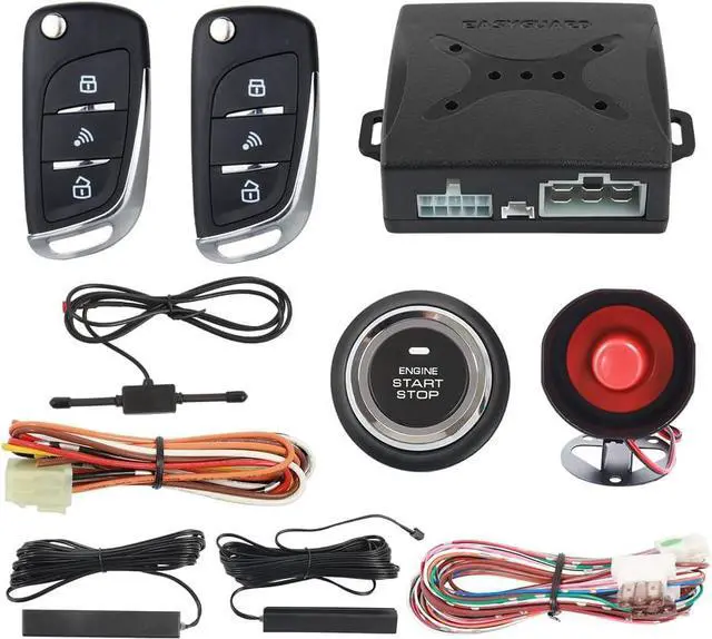 Main image of EC003N-V Car Burglar Alarm Security System PKE Passive keyless Entry Remote Engine Start Stop keyless go System DC12V