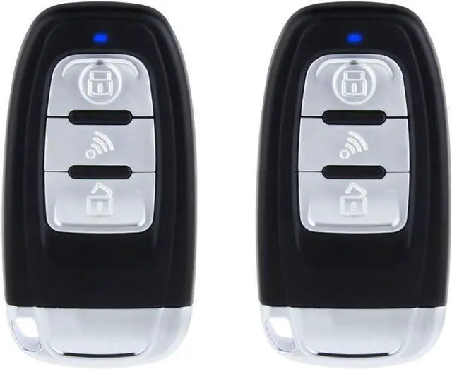 Alt view image 2 of 7 - EC002 Smart Key RFID PKE Car Alarm System Passive Keyless Entry Remote Starter Push Start Button & Touch Password Entry Hopping Code