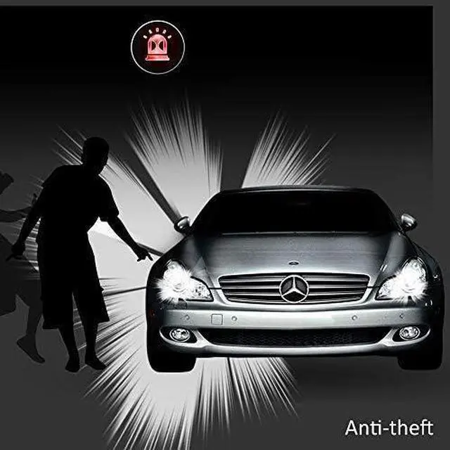 Alt view image 2 of 7 - Car Remote Central Locking Kit 4 Doors Keyless Entry System + Anti-theft Alarm Immobiliser System with Shock Sensor Universal Fits for All Ca