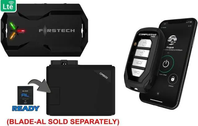 Alt view image 4 of 7 - CSX4900-S 4-Button 2-Way, 3000' Remote Start System w/Drone X1LTE