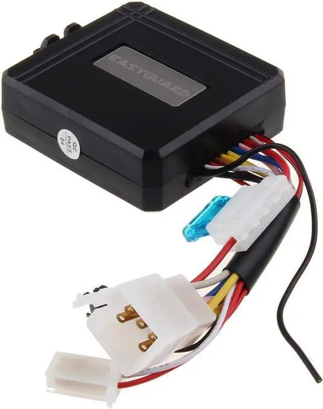 Alt view image 5 of 7 - EM211 2 Way Motorcycle Alarm System with Remote Start Starter Shock Sensor tilt Motion Sensor DC12V LCD Display