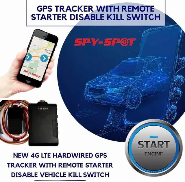 Alt view image 4 of 7 - Spot GPS Vehicle Tracker with 4G Hard Wire Kill Switch | Remotely Disable The Ignition from Any Location | Real-Time Locator and Tracking Device with US Coverage | Subscription Required