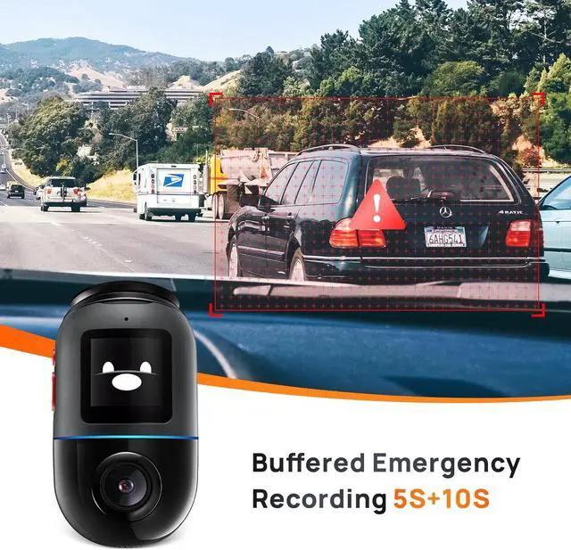 Alt view image 6 of 7 - Dash Cam Omni X200, 360° Rotating, LTE Support, Superior Night Vision,Built-in 128GB eMMC Storage, Built-in GPS, App Control, Time-Lapse Recording, 24H Parking Mode, AI Motion Detection,HDR