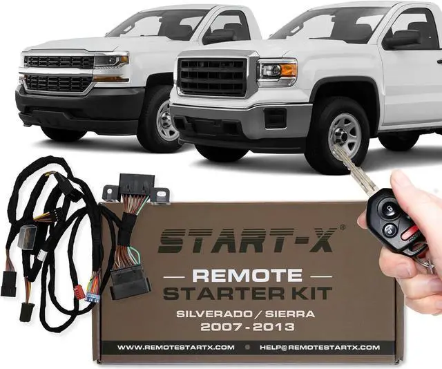 Main image of Plug N Play Remote Starter Kit for Chevy Silverado 2007-2013 & Sierra 2007-2013 / Key Start