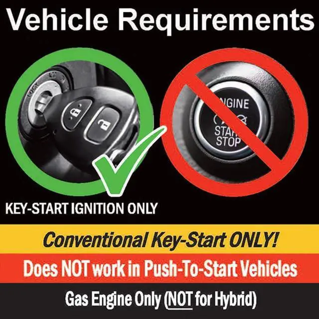 Alt view image 2 of 5 - Remote Start Kit Compatible with Jeep Wrangler 2007-2018 || 100% Plug n Play || Key-to-Start || Use Your OEM Key Fob || 15 Minute Install || USA Tech Support