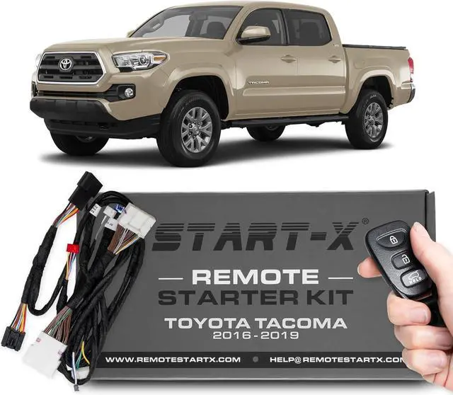 Main image of Remote Starter Kit for Tacoma Push to Start 2016-2019 || 3X Lock to Remote Start || USA Brand