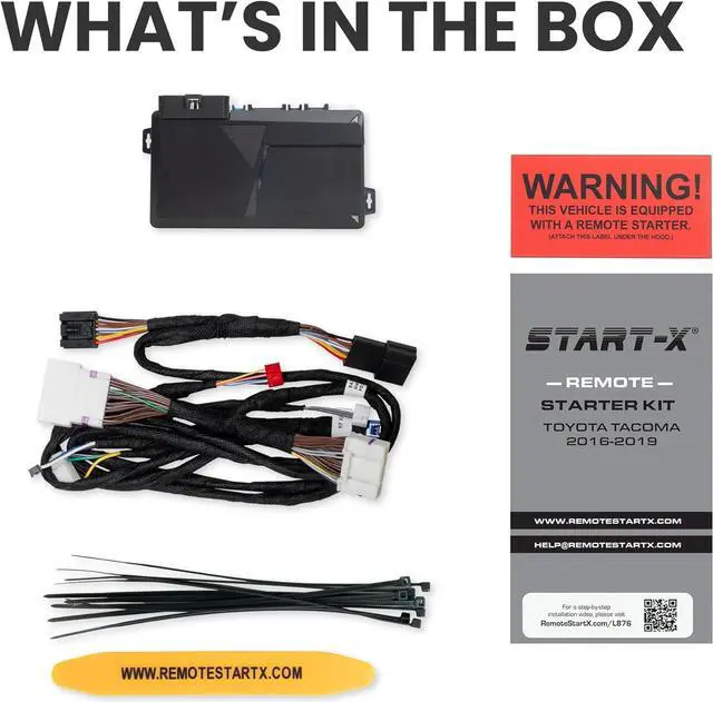 Alt view image 5 of 5 - Remote Starter Kit for Tacoma Push to Start 2016-2019 || 3X Lock to Remote Start || USA Brand