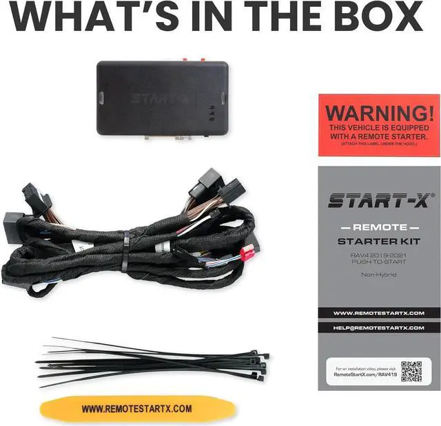 Alt view image 4 of 4 - (USA Brand) Remote Starter Kit for RAV4 Push to Start 2019-2021 || 3X Lock to Remote Start || Plug N Play || Zero Wire Splicing! NOT Compatible with Key Start Vehicles