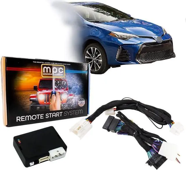 Main image of Remote Start Kit Compatible with Toyota Corolla 2014-2019 || H-Key ONLY || Semi Plug N Play Harness || Press OEM Key Fob 3X Lock to Start || USA Tech Support