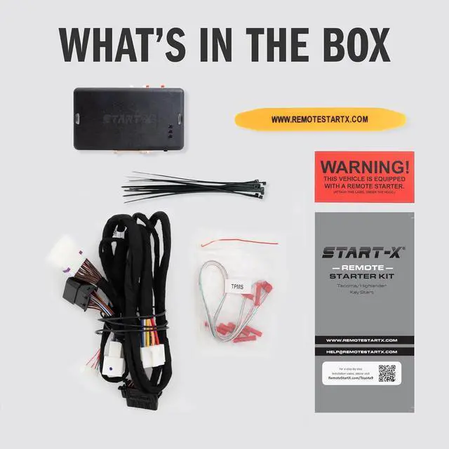 Alt view image 3 of 4 - Plug N Play Remote Starter Kit for Toyota Tacoma 2016-2023 & Toyota Highlander 2014-2019 / Key Start