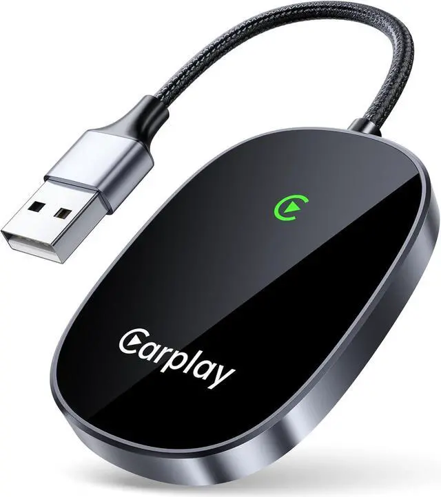 Main image of Wireless CarPlay Adapter 2024 Upgraded, Converts Factory Wired CarPlay to Wireless, Plug and Play Car Play Wireless Adapter, Compatible with iPhone Multi-User Seamless Connection