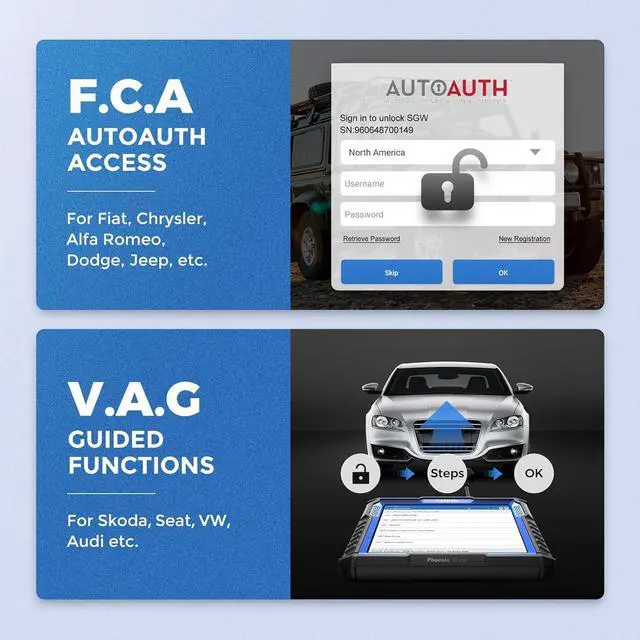 Alt view image 6 of 7 - Phoenix XLink Scan Tool, ECU Programming, Online ECU Coding, Upgraded of Phoenix Plus, Topology Mapping, 41 Services, Bi-Directional Scanner, Guided Function, CAN FD/DoIP, 2 Years Free Update