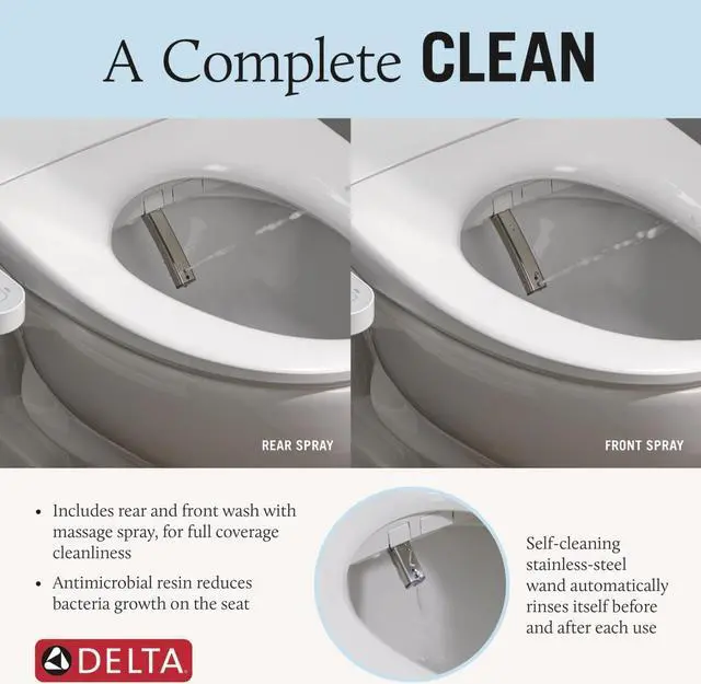 Alt view image 2 of 7 - 893005E-WH Refresh Bidet Toilet Seat, White