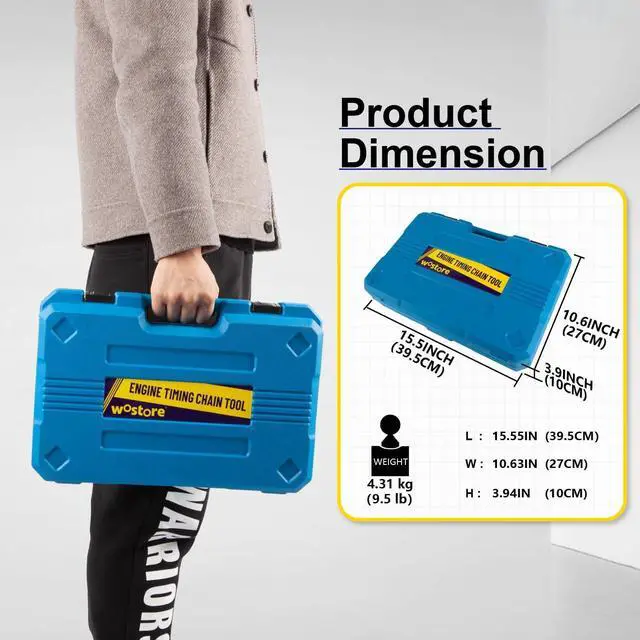 Alt view image 6 of 7 - Replaceable Engine Camshaft Timing Locking Tool kit,Compatible with Land Rover 2.0 Engine Code JLR INGENIUM 14 2.0L Petrol,JLR-303-1630, 1635, 1636
