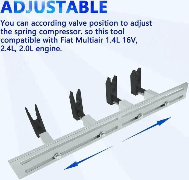 Alt view image 4 of 6 - 10259A 10259B Engine Actuator spring Compressor Assembly Tool Fit for Fiat MultiAir Engine & Turbo Engine 2012-2019 1.4L 16V / Turbo / 2.4L / BF/FB/FF/PF/UF/VM.