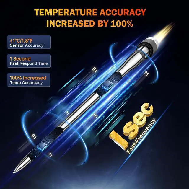 Alt view image 7 of 7 - Thermometer Wireless, 800FT WiFi Bluetooth Digital Thermometer with Smart APP, Temp Precise Improved by 100%, Instant Read Food Thermometer with Alerts for Oven Smoker BBQ Grill