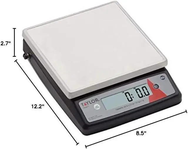 Alt view image 6 of 6 - TE22FT 22-Pound Digital Portion Control Scale, Food Scale for Precise Weight Measuring and Portion Control, Tare and Hold Function, NSF, Stainless Steel Platform