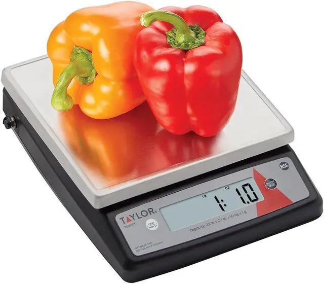 Alt view image 3 of 6 - TE22FT 22-Pound Digital Portion Control Scale, Food Scale for Precise Weight Measuring and Portion Control, Tare and Hold Function, NSF, Stainless Steel Platform