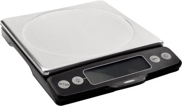 Main image of Good Grips 11 Pound Food Scale with Pull-Out Display, Stainless Steel