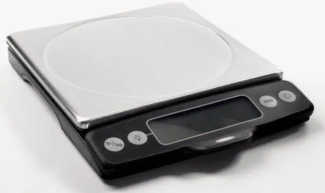 Alt view image 4 of 7 - Good Grips 11 Pound Food Scale with Pull-Out Display, Stainless Steel