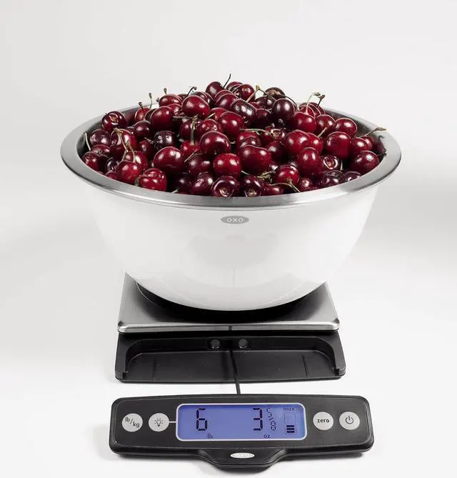 Alt view image 3 of 7 - Good Grips 11 Pound Food Scale with Pull-Out Display, Stainless Steel