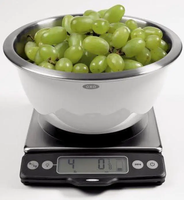 Alt view image 7 of 7 - Good Grips 11 Pound Food Scale with Pull-Out Display, Stainless Steel