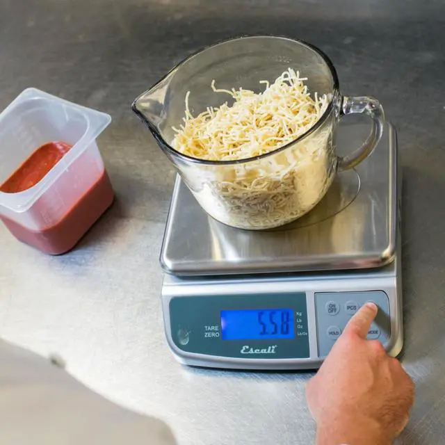 Alt view image 4 of 7 - Digital Food Scale, Battery Operated with 66 Pound Capacity for Cooking, Baking, Meal Prep, Diet Tracking, Stainless Steel, 6.82 Pounds, Silver