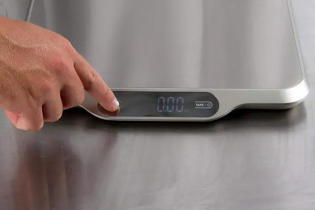 Alt view image 6 of 7 - SCDGSL33 Slimline Portion Control Digital Scale, Stainless Steel