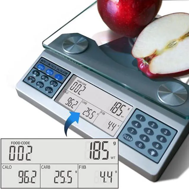 Alt view image 3 of 7 - Digital Nutrition Food Scale with Professional Food and Nutrient Calculator