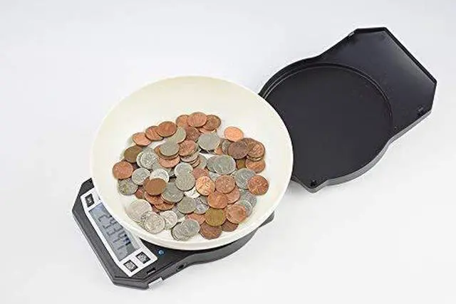 Alt view image 3 of 6 - Weigh Scales Series Digital Kitchen Weight Scale, Food Measuring Scale, Backlit LCD Screen, 1kg x 0.1g, LB-1000