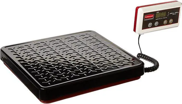Main image of Commercial Products Digital Receiving Scale, 400-Pound Capacity, Heavy-Duty Non-Skid Shipping and Postal Scale, Food Scale for Kitchen/Restaurant