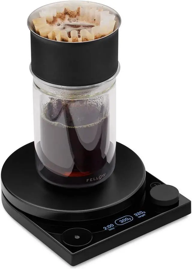Alt view image 7 of 7 - Tally Pro Studio Digital Coffee Scale - Precision Scale with Glass Top - Digital Kitchen Scale for Coffee & Small Goods up to 5 lbs - Measures in g, oz, lbs, & mm - Matte Black