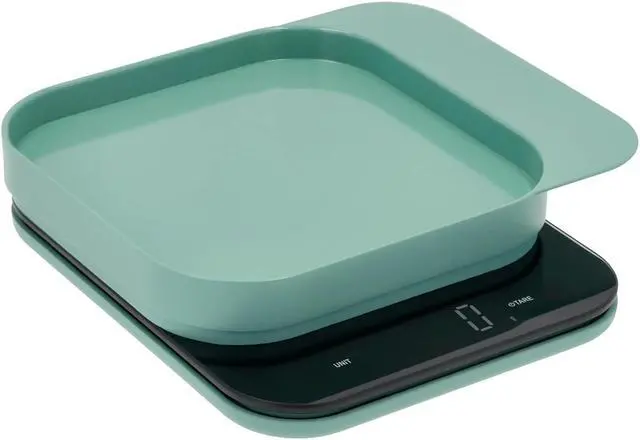 Main image of Mensura Kitchen Scale Accurate Measurements Made Effortless - Experience Precision Cooking with Battery - Powered Convenience - Requires 3 AAA Batteries for Reliable Performance (Nordic Green)