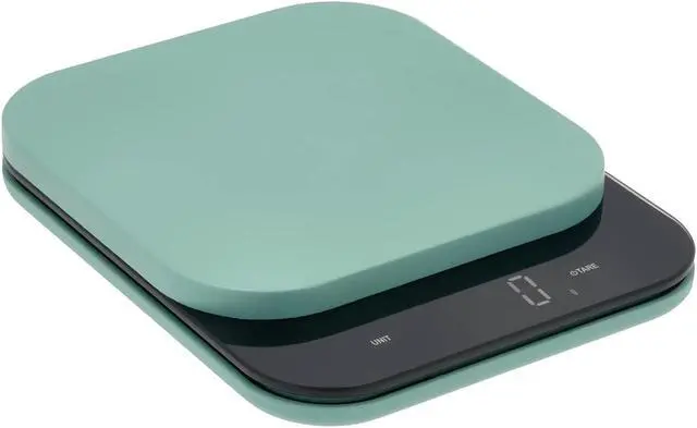 Alt view image 3 of 7 - Mensura Kitchen Scale Accurate Measurements Made Effortless - Experience Precision Cooking with Battery - Powered Convenience - Requires 3 AAA Batteries for Reliable Performance (Nordic Green)