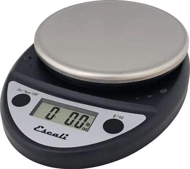 Main image of SCDGP11BK Professional Round Digital Food Kitchen Scale, 11 lb Capacity, Black