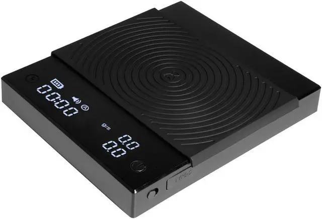 Main image of Coffee Scale Basic 2.0 Electronic Espresso Scale with with Timer,2000 Grams and Water Flow Rate and Timer Function, Free Switching of Ounce/kg Units