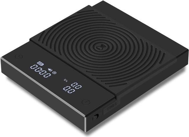 Alt view image 4 of 7 - Digital Espresso Coffee Scales Kitchen Scales with Auto Timing, 2000 Grams, Black