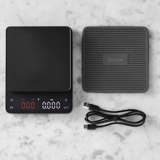 Alt view image 3 of 3 - Table Digital Coffee Scale, Black
