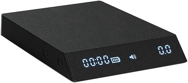 Main image of Black Mirror Nano Coffee Scale, Mini Espresso Scale for Baking Cooking Flow Measurement, Digital Food Scale Poor Over Hand Drip Scale Weighing Instrument Auto Mode Timer Function LED, Black