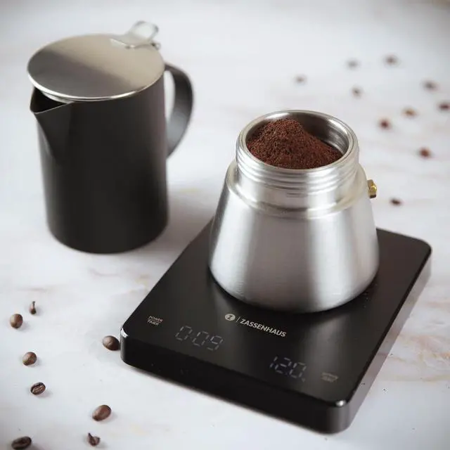 Alt view image 2 of 3 - Expert Digital Coffee Scale, Measures 1/10 Gram to 6.6 Pounds, 7.5" x 5.5"