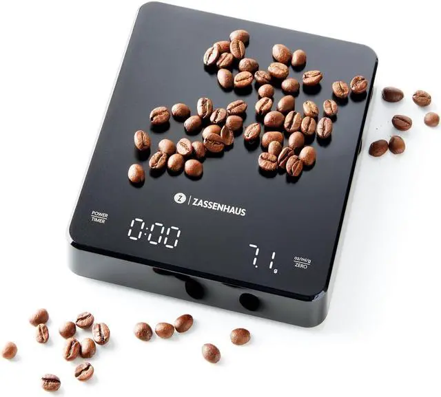 Alt view image 3 of 3 - Expert Digital Coffee Scale, Measures 1/10 Gram to 6.6 Pounds, 7.5" x 5.5"