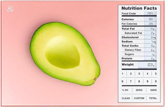 Main image of Scale by Greater Goods, Food Grade Glass, Calorie Counting Scale, Meal Prep Scale, and Weight Loss Scale, Pink