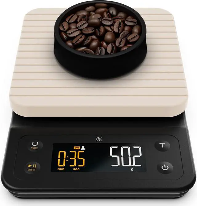 Alt view image 4 of 7 - Goods Electric Gooseneck Kettle, Coffee Scale, and Espresso Scale (Birch)