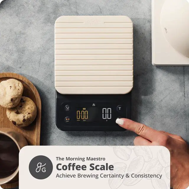 Alt view image 5 of 7 - Goods Electric Gooseneck Kettle, Coffee Scale, and Espresso Scale (Birch)