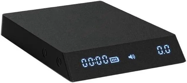 Main image of Black Mirror Nano Coffee Scale Espresso Scale Flow Measurement Black Mirror Nano Digital Scale Poor Over Hand Drip Scale Weighing Instrument Auto Mode Timer Function LED (Black)