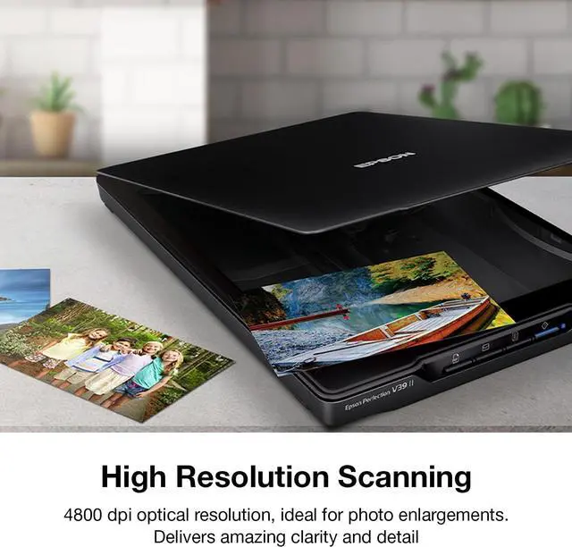 Perfection V39 II - Color Photo and Document Flatbed Scanner