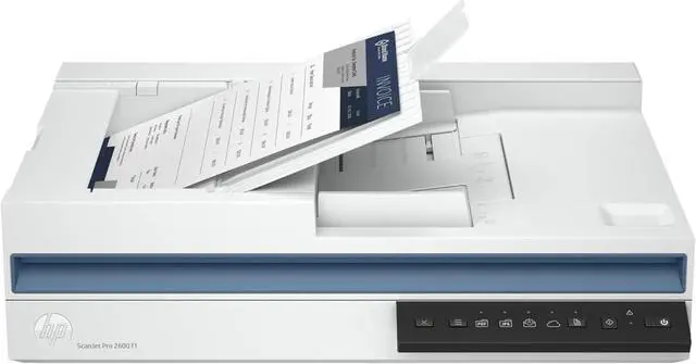 Main image of ScanJet Pro 2600 f1, Fast 2-Sided scanning and auto Document Feeder (20G05A)